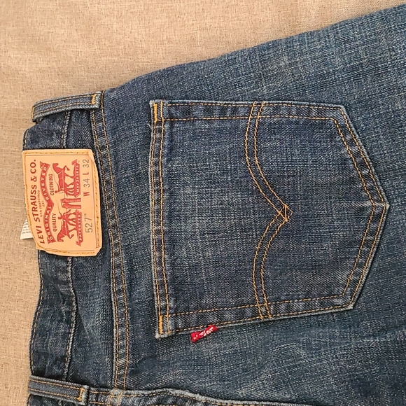 Mens Levi Strauss jeans w34 L32 - Picture 3 of 6